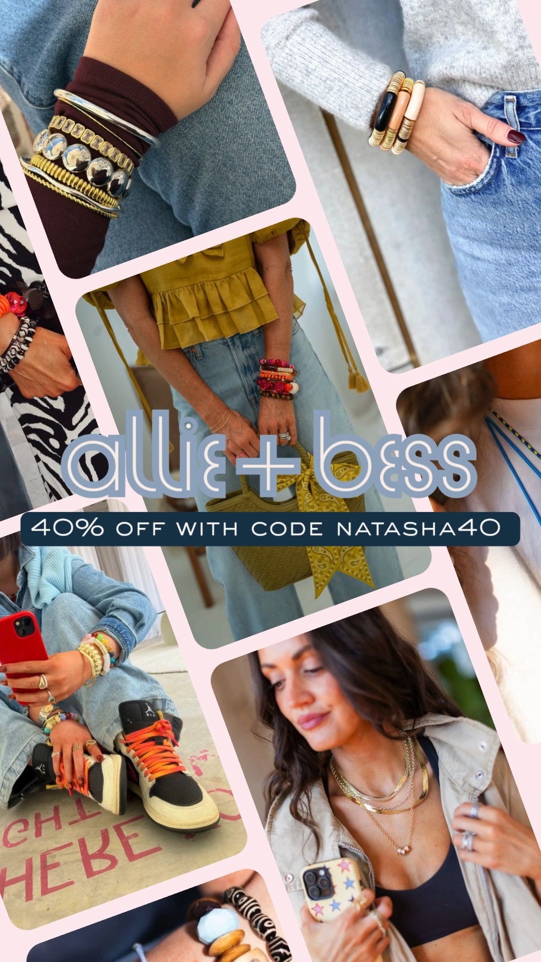 Allie + Bess SALE ✨💗 40% off with code NATASHA40!! The perfect excuse to refresh your stack + grab a few gifts while they’re on major sale 🤍 

 #LTKootd #LTKSaleAlert
