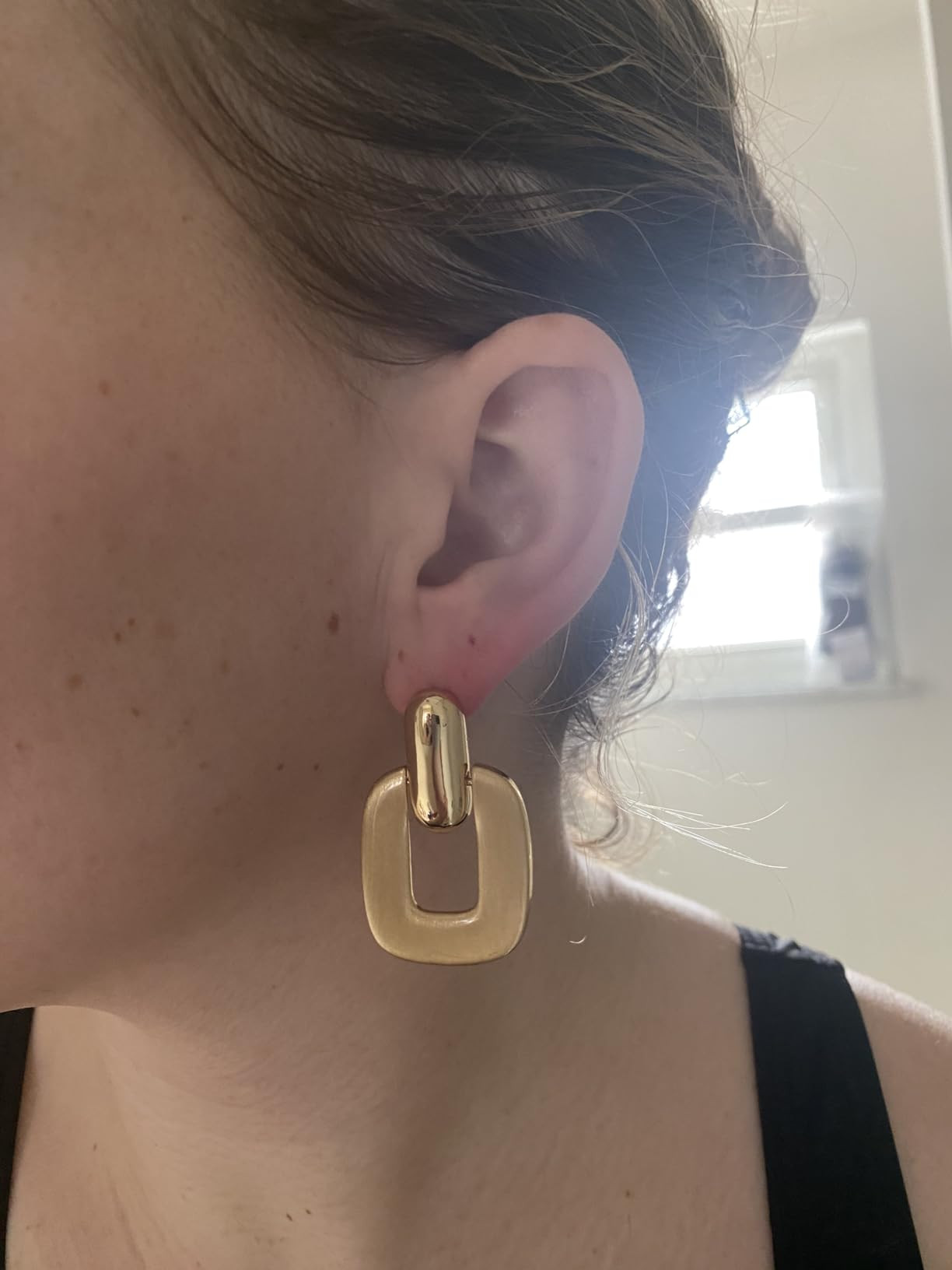 Gold Silver Hoop Dangle Earrings For Women Statement Retro Earrings Multiple Styles Jewelry for B... | Amazon (US)