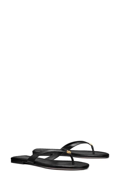 Tory Burch Classic Flip Flop in Perfect Black at Nordstrom, Size 5.5 | Nordstrom