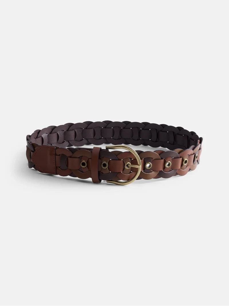 Scenario Women's Multi Looped Belt, Brown, Sizes S-3XL | Walmart (US)
