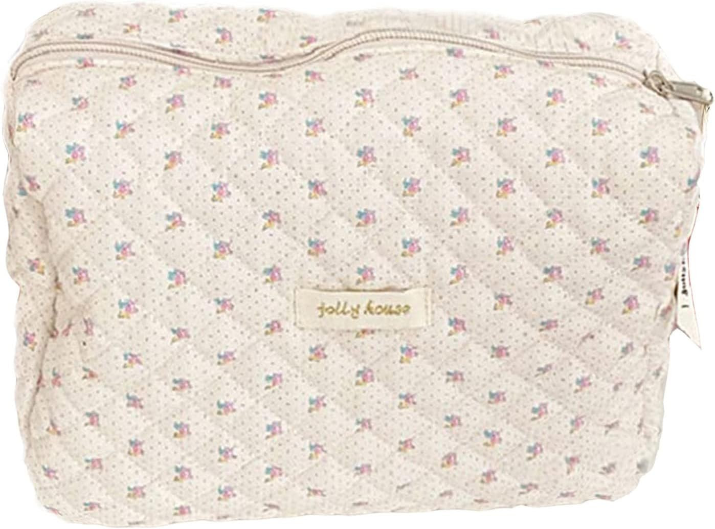 Aucuu Bolsa de cosméticos de Viaje, Bolsa de Maquillaje para Mujer, Bolsa de Aseo Acolchada para... | Amazon (ES)