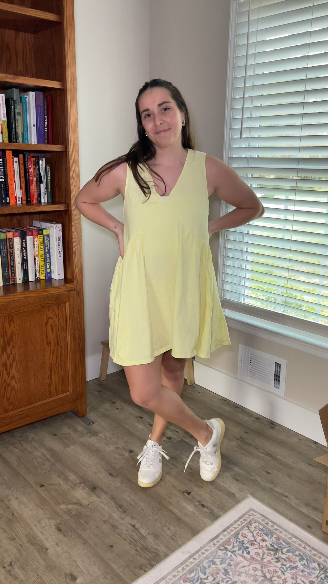 Nothing beats a dress with pockets!! This is going to be one of my favorite go-to summer dresses. It’s lightweight, comfy and cute. I sized up to a medium because the reviews said it might shrink in the dryer and I’m really happy with it  

#LTKFindsUnder50 #LTKVideo #LTKStyleTip