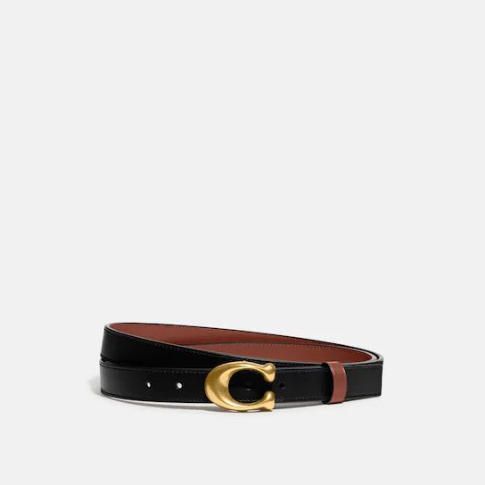 Sculpted C Buckle Cut To Size Reversible Belt, 25 Mm | Coach (US)