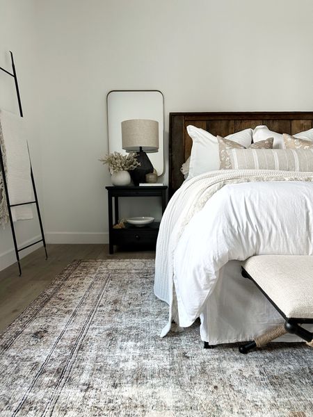 Our guest room is making amazing progress! So excited to see how this room keeps taking shape! On sale home decor. Nightstands in stock too! Area rug. LOLOI area rug  

#LTKhome #LTKunder50 #LTKunder100