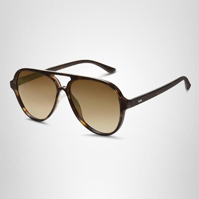SOJOS Classic Polarized Aviator Sunglasses for Women Men, Retro Trendy Aviators Shades SJ2201 | Amazon (US)