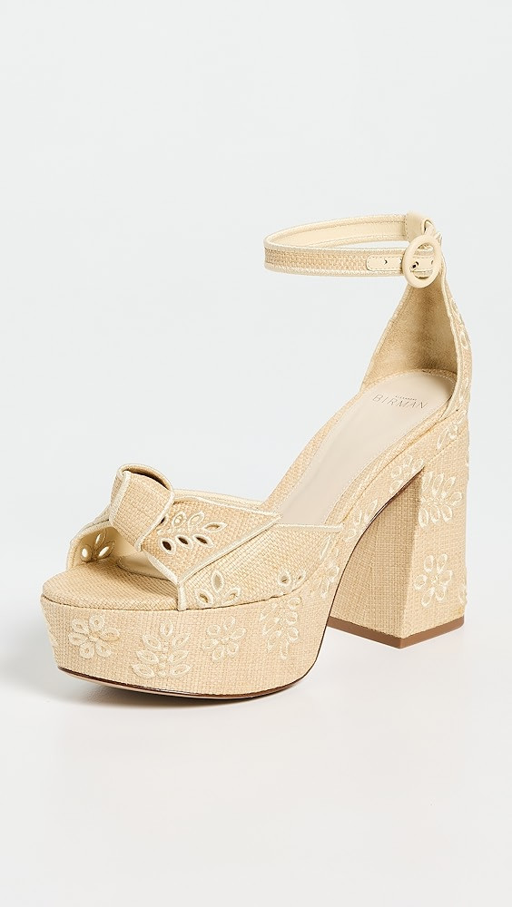 Alexandre Birman Maxi Clarita Embroidery Sandals 120mm | Shopbop | Shopbop