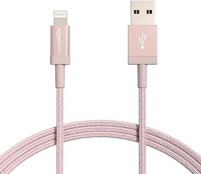 Amazon Basics New Release Nylon USB-A to Lightning Cable Cord, MFi Certified Charger for Apple iP... | Amazon (US)
