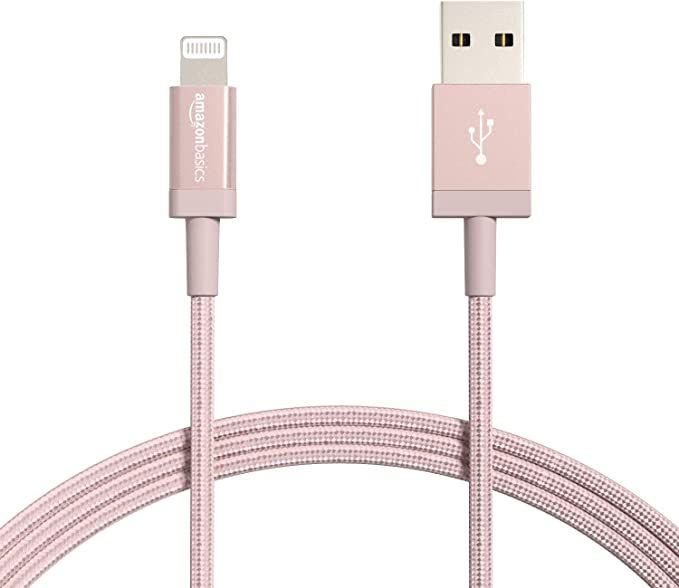 Amazon Basics Nylon USB-A to Lightning Cable Cord, MFi Certified Charger for Apple iPhone, iPad, ... | Amazon (US)