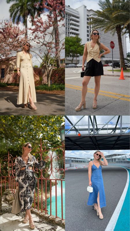Spring outfit ideas! Wore these all last week and can’t seem to stop wearing these Marc Fisher Cairo platform sandals.

Spring dress, denim dress, two piece set, vacation outfit, work dress, neutral outfit 

#LTKworkwear #LTKshoecrush #LTKstyletip