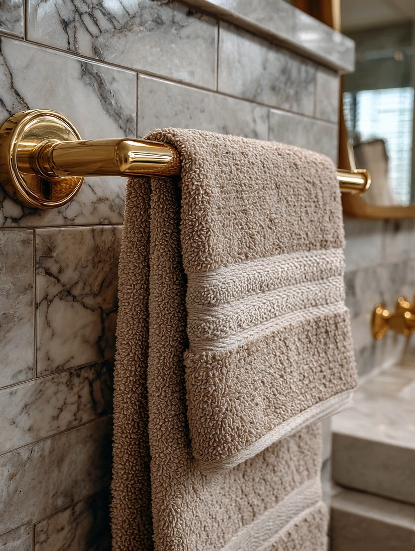 Your bathroom doesn’t need a renovation. It needs better details.

One of the simplest upgrades you can make is swapping out basic hardware for gold. It’s a small change, but it instantly shifts the entire space — from functional to refined, from standard to quietly luxurious.

Gold has a way of elevating everything around it. Whether your towels are soft neutrals, deep browns, or even bold tones like green or blush, the warmth of gold ties it all together effortlessly.

This is the kind of detail most people overlook, but it’s often what makes a bathroom feel designed instead of just assembled.

The key is consistency — once you introduce gold, let it repeat subtly through your space for a cohesive, polished look.

Explore our edit to upgrade your bathroom with gold hardware and accessories — everything is thoughtfully linked so you can recreate this look with ease.

Because luxury is rarely about doing more. It’s about choosing better.

#LTKHome #BathroomDesign #QuietLuxury #HomeUpgrade 

 #LTKHome