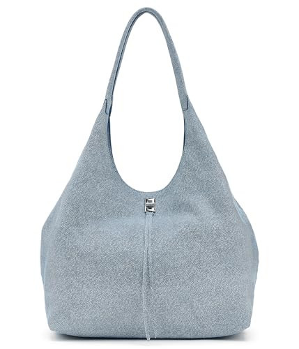 Rebecca Minkoff, Womens, Darren Signature Carryall, Denim, One Size | Amazon (US)