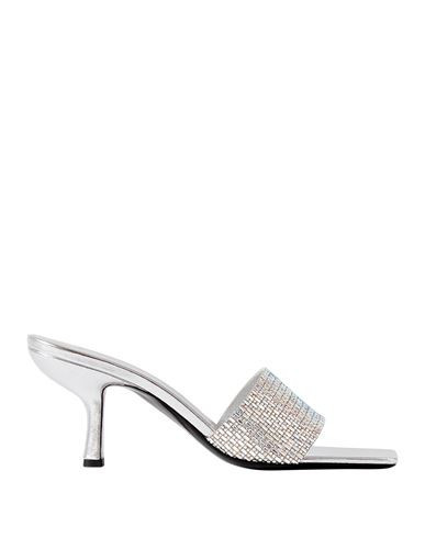 By Far Woman Sandals Silver Size 5 Leather | YOOX (US)