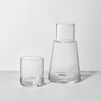 23.5oz Glass Carafe Set - Hearth & Hand™ with Magnolia: Dishwasher-Safe | Target