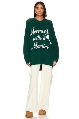 Show Me Your Mumu Classic Crewneck Sweater in Martini Graphic from Revolve.com | Revolve Clothing (Global)