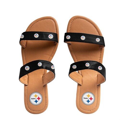 Women's Pittsburgh Steelers Double-Strap Sandals | NFL Shop