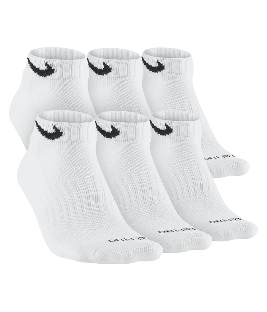Nike Dri-FIT Cushion Low-Cut Training Socks, 6-pairs | Amazon (US)