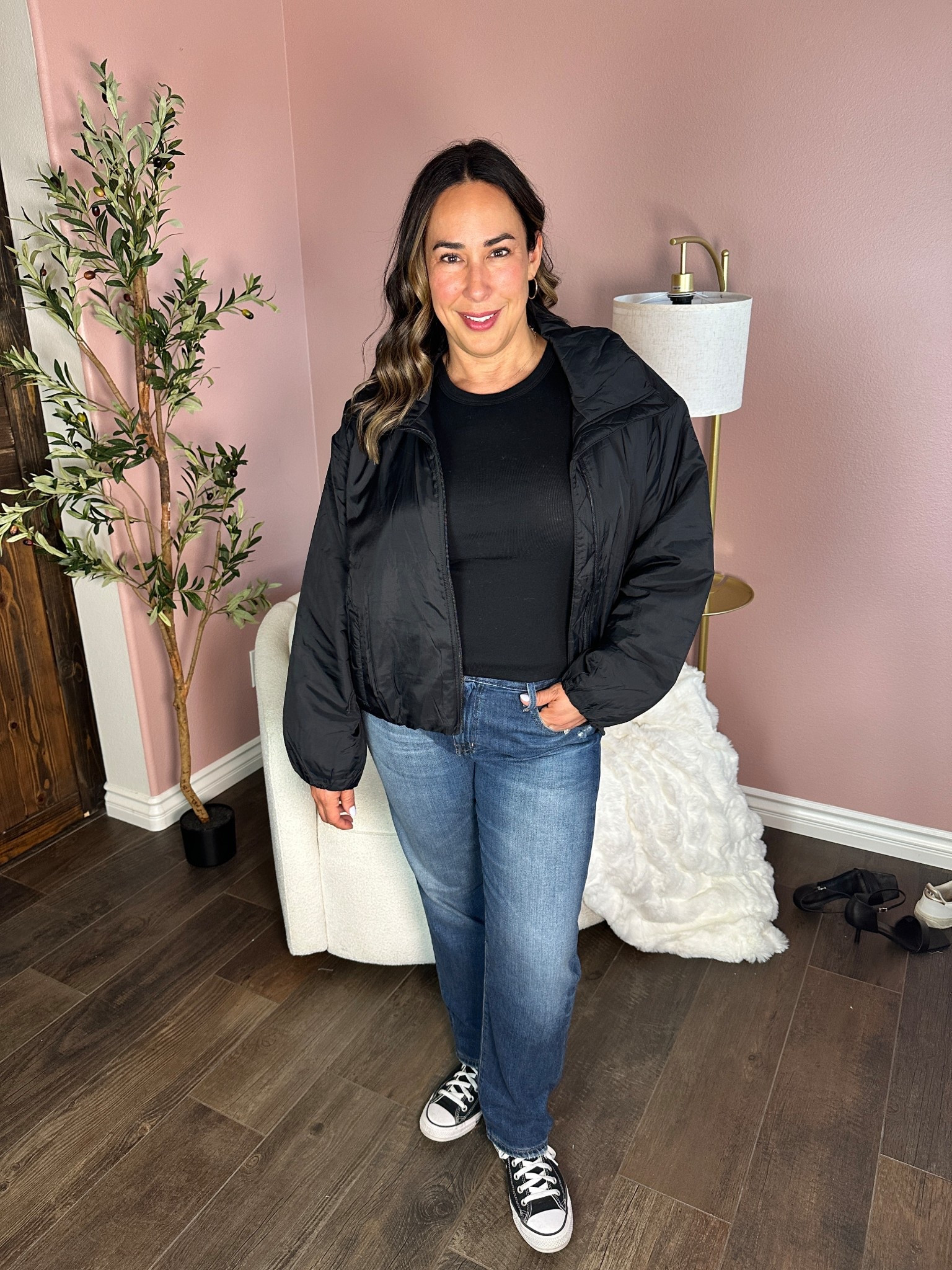 Here's an everyday windbreaker jacket, and it's great with jeans!

#LTKU #LTKStyleTip #LTKSeasonal