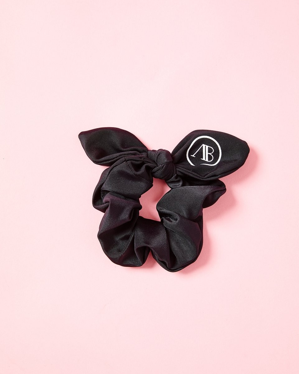 Black AB Scrunchie | Addison Bay