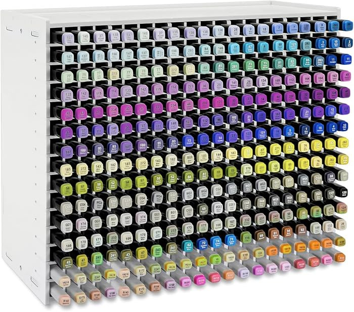 Marker Organizer,300 Slots Marker Storage Organizer with Divider | Amazon (US)