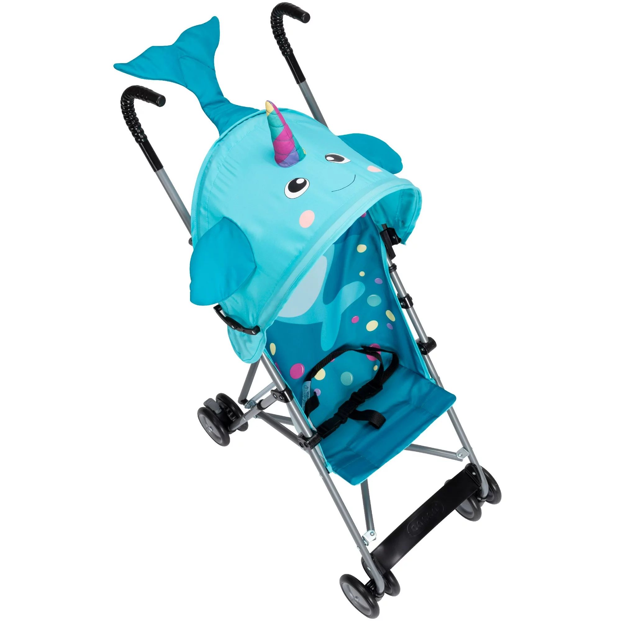 Cosco Comfort Height Character Umbrella Stroller, Narwhal | Walmart (US)