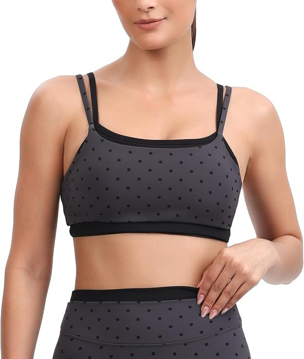 Aoxjox Dual Core High Impact Layered Sports Bra | Amazon (US)
