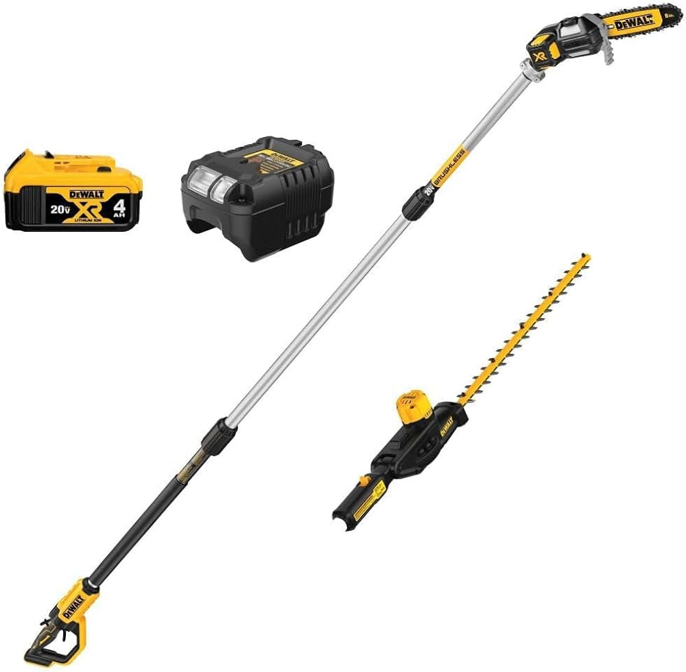 DEWALT DCKO86M1 20V MAX* Cordless Pole Saw and Pole Hedge Trimmer Combo Kit | Amazon (US)
