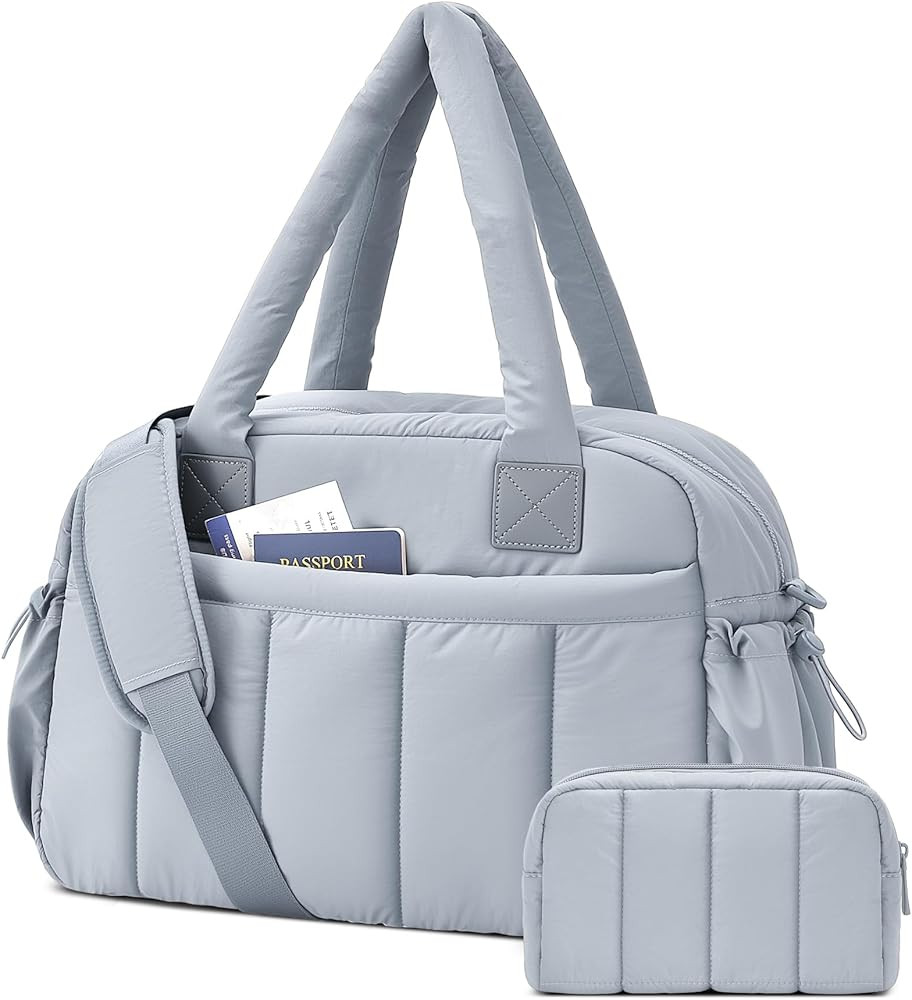 oscaurt Gym Bag for Women Lightweight Duffle Bag for Travel with Toiletry Pouch Water Resistant C... | Amazon (US)