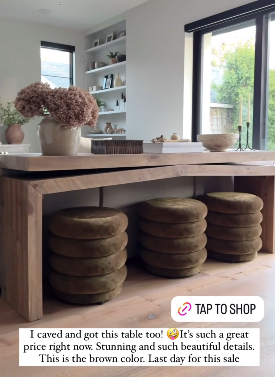 Table is 20% off + free shipping!! Gorgeous and can't beat the price 


Holiday decor
Holiday decorations
Home decor
Furniture
Sofa table
Console table
Interior design 

#LTKHome #LTKStyleTip #LTKOver40