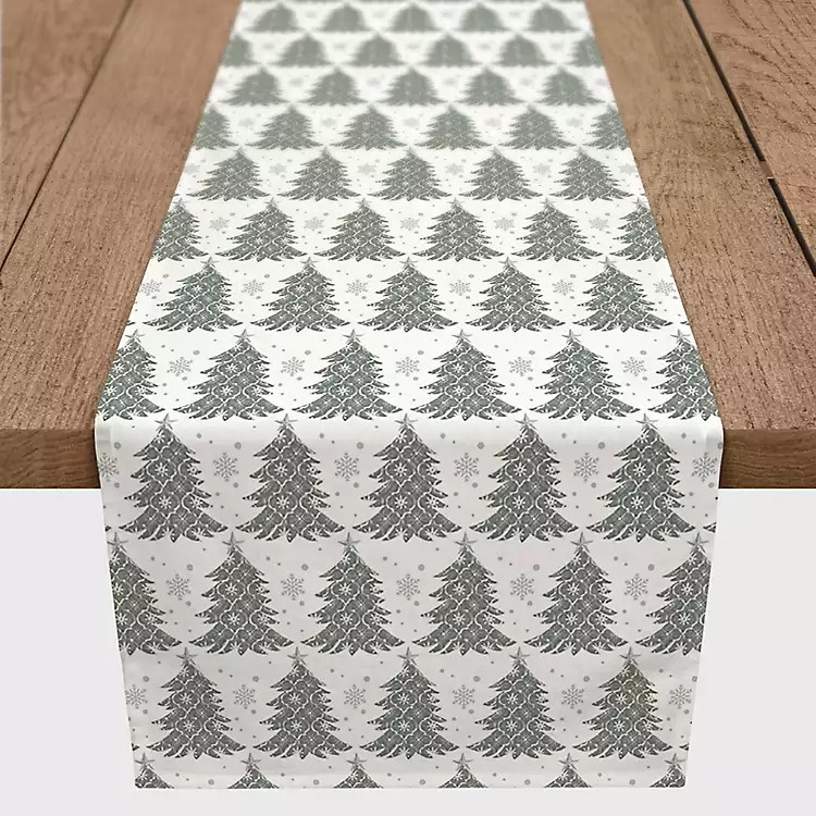 Ornate Trees Christmas Runner, 72 in. | Kirkland's Home