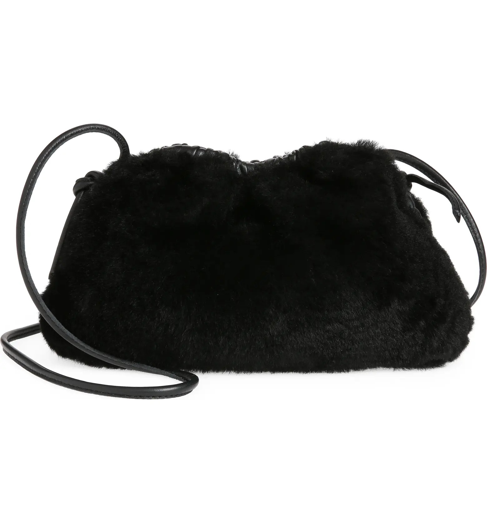 Mansur Gavriel Mini Cloud Genuine Shearling Clutch | Nordstrom | Nordstrom