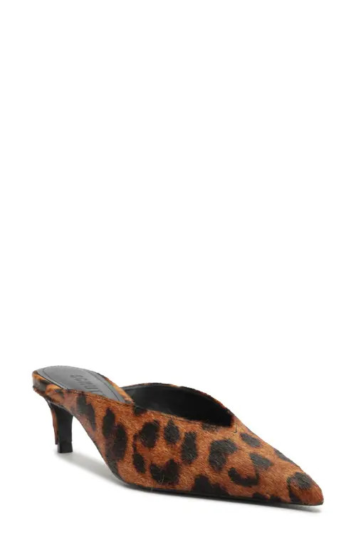 Schutz Loren Mule in Animal Print at Nordstrom, Size 8.5 | Nordstrom