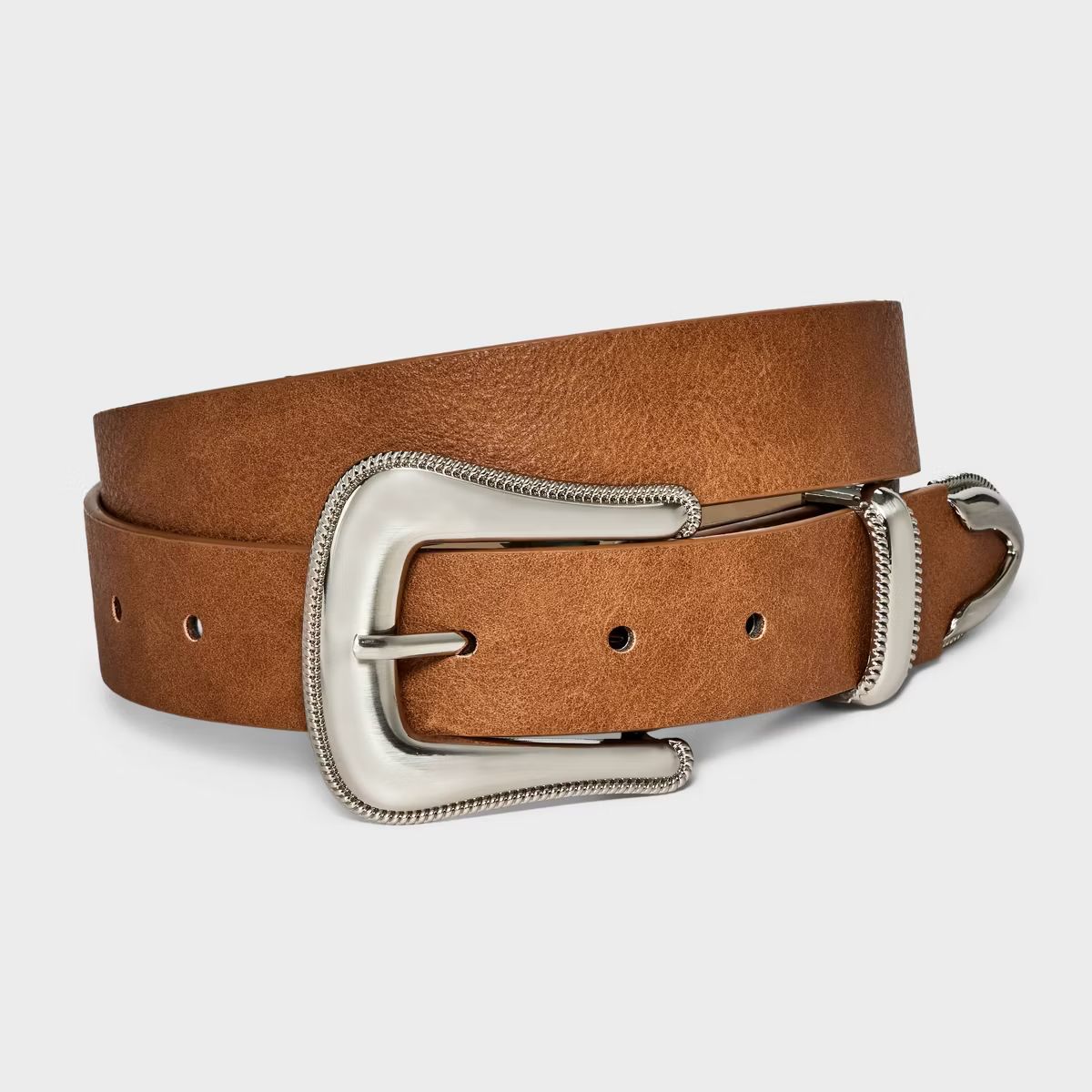 Women's Modern Western Belt - Universal Thread™ Brown | Target