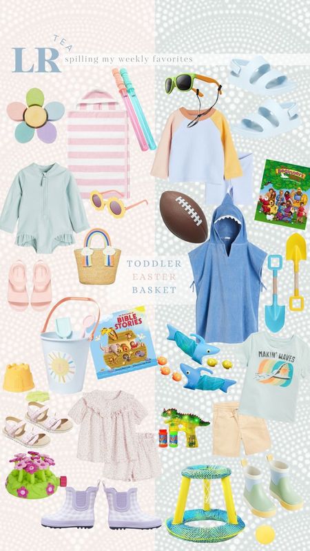 Summer themed Easter basket ideas for the toddler girl and toddler boy! 

#LTKfamily #LTKSeasonal #LTKkids