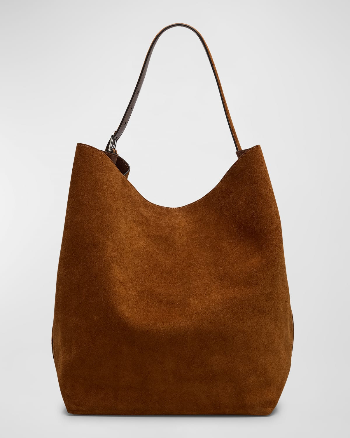 Large Belted Suede Tote Bag | Neiman Marcus