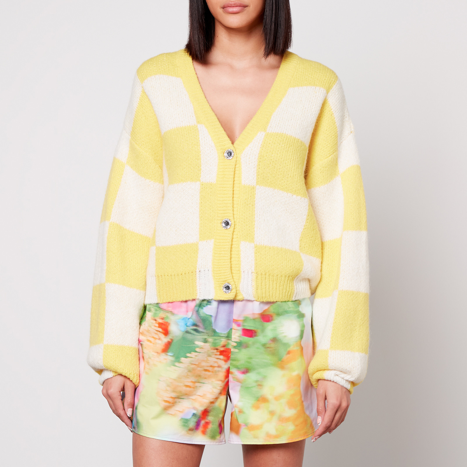 Stine Goya Amara Jacquard-Knit Cardigan | Coggles | Coggles (Global)