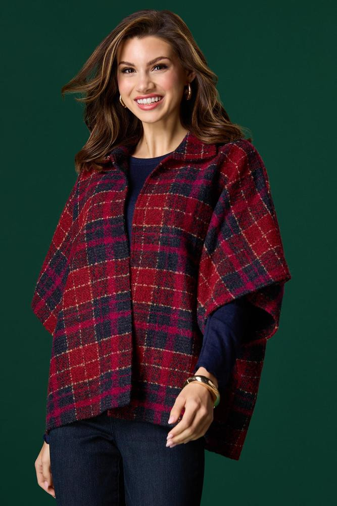 tweed you now ruana | Versona