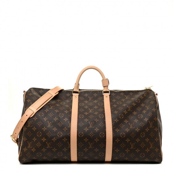 LOUIS VUITTON Monogram Keepall Bandouliere 55 | Fashionphile