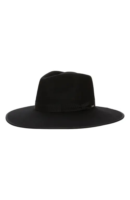 Brixton Jo Felted Wool Rancher Hat in Black at Nordstrom, Size Large | Nordstrom