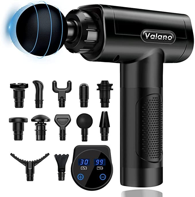 Massage Gun Deep Tissue, Percussion Muscle Massager with 30 Speeds, Quiet Handheld Massagers for ... | Amazon (US)