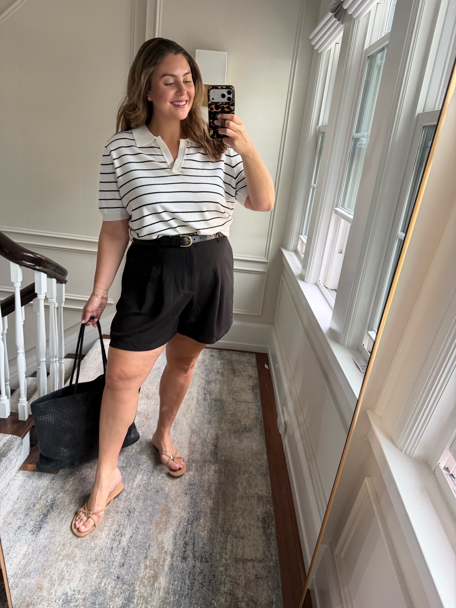 Wearing size XXL in top. Shorts are old, but sharing similar styles.

#LTKootd #LTKWorkwear #LTKMidsize