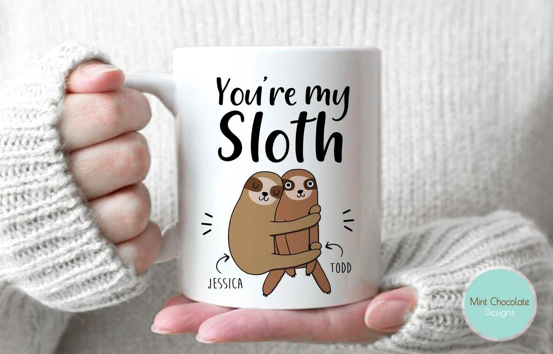 You're My Sloth - Funny Anniversary Gift, Funny Anniversary Gift, Gift For Husband, Gift For Boyf... | Etsy (US)