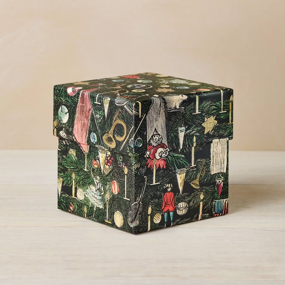 John Derian for Target 5x5" Embossed Paper Christmas Gift Box Toy | Target