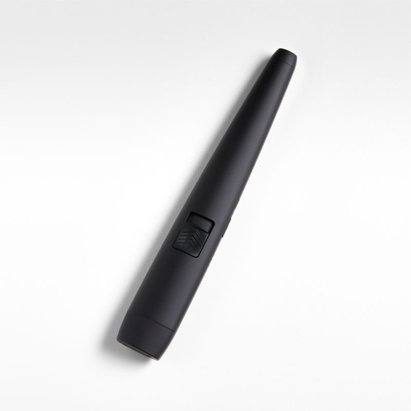 Motli Soft-Touch Electric Black Rechargeable USB Lighter | Crate and Barrel | Crate & Barrel