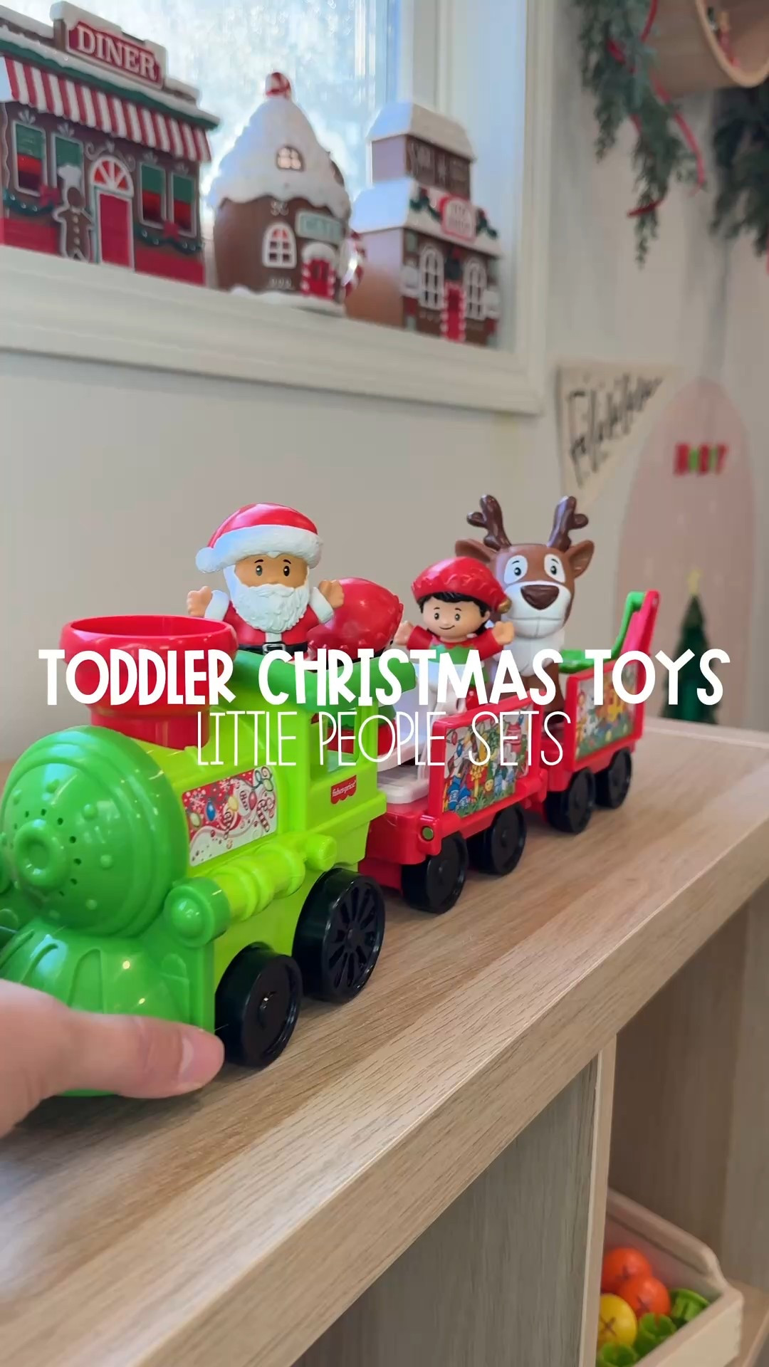 Looking for the cutest Christmas toy finds for toddlers? 🎄✨ These Little People holiday sets are perfect for festive playtime!
• Little People Musical Train – sings holiday tunes, moves along with fun little actions, and is toddler-approved!
• Little People Christmas Toy Shop – includes Santa, an elf, a reindeer, and a working workshop door for endless pretend play.

Simple, magical, and perfect for holiday gifting or adding a little Christmas fun to your playroom. 🎁

#ChristmasToys #LittlePeople #ToddlerToys #HolidayPlaytime #ChristmasGiftIdeas #FestiveToys #ToddlerPlay #MontessoriToys #ToyRecommendations #MomLife

#LTKHoliday #LTKGiftGuide #LTKKids