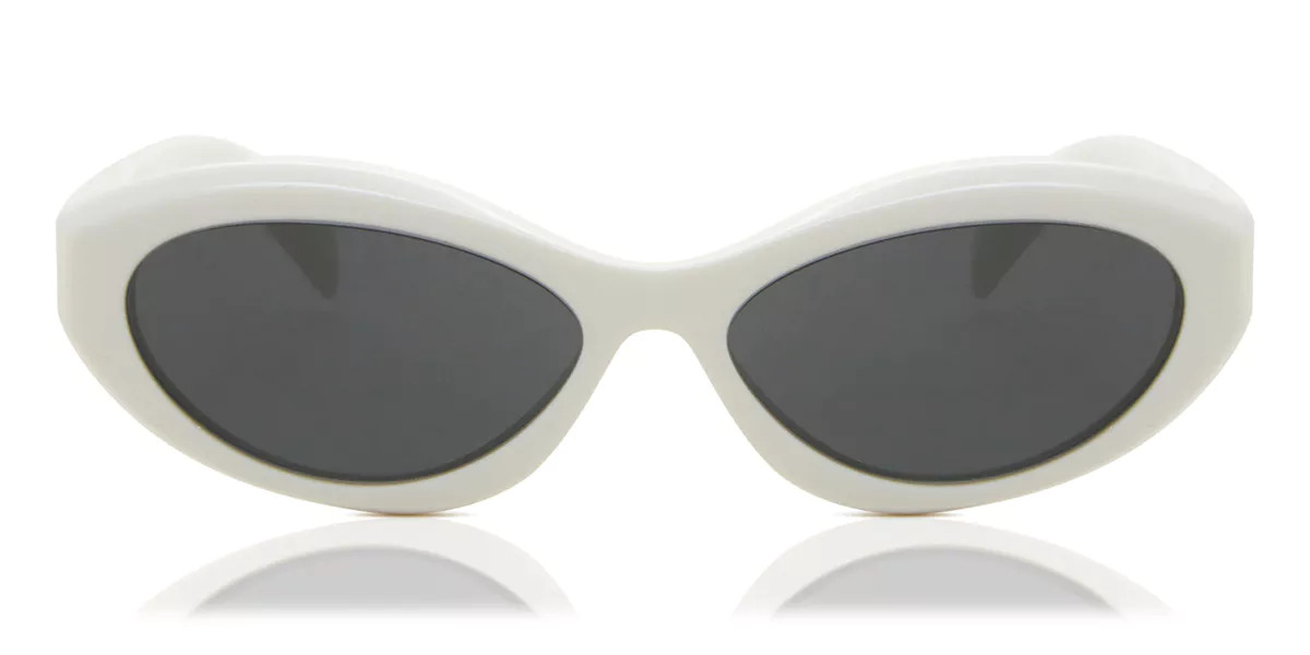 Prada PR 26ZS 17K08Z Women’s Sunglasses White Size 55 | SmartBuyGlasses Global