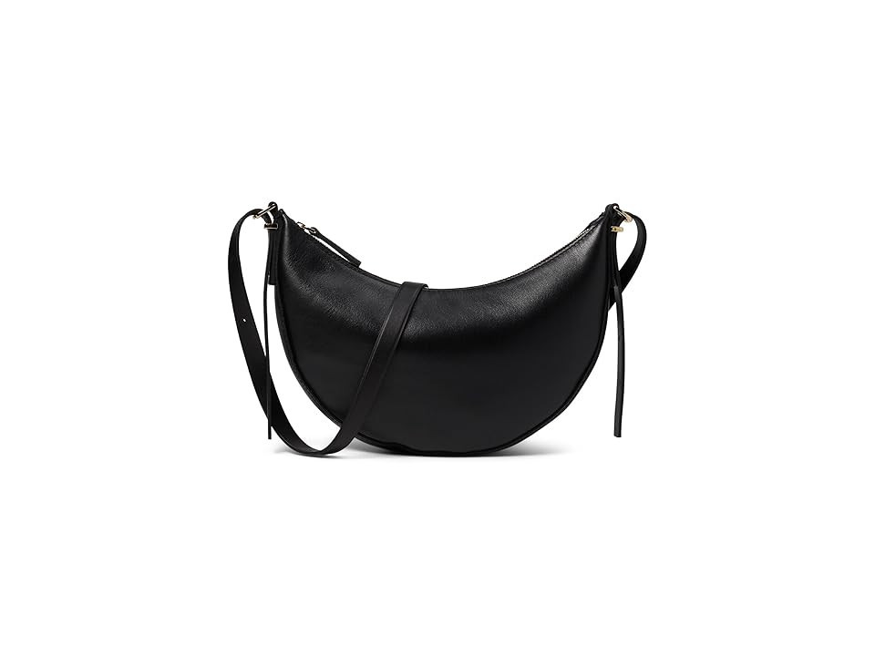 Madewell The Essential Convertible Top Handle Crossbody Mini Bag Cross Body Women's Handbags True Black, Leather | Zappos