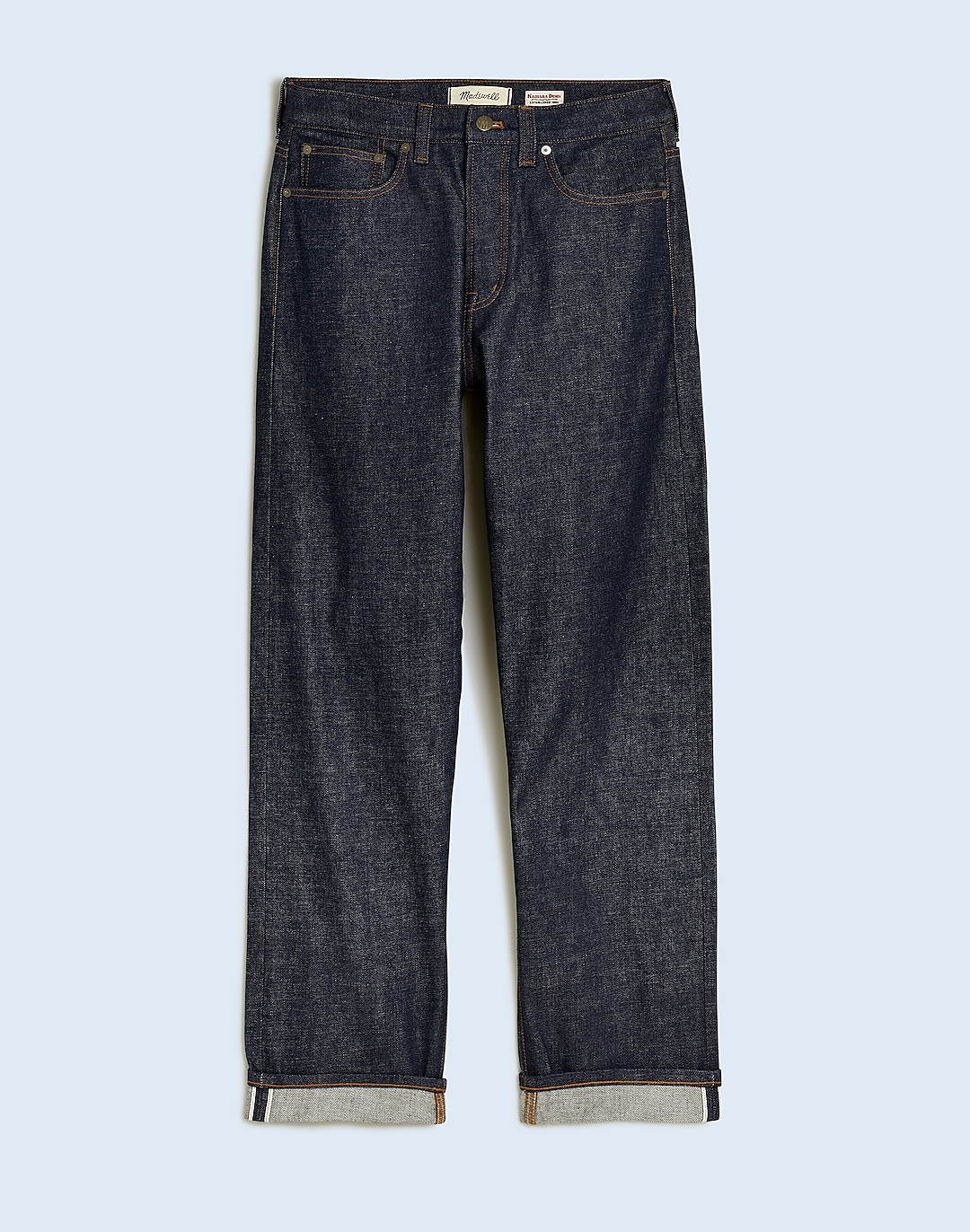 Vintage Relaxed Straight Jeans in Raw Selvedge | Madewell