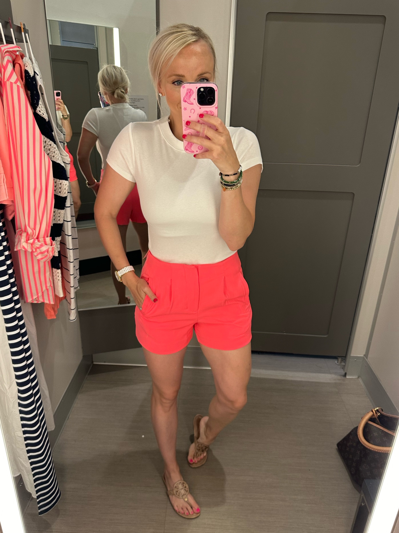 Target Tuesday try on! Wearing a medium in the shirt and a 6 in the shorts. The shorts are SO GOOD!!!! They come in tons of colors too 

#LTKFindsUnder100 #LTKStyleTip #LTKFindsUnder50