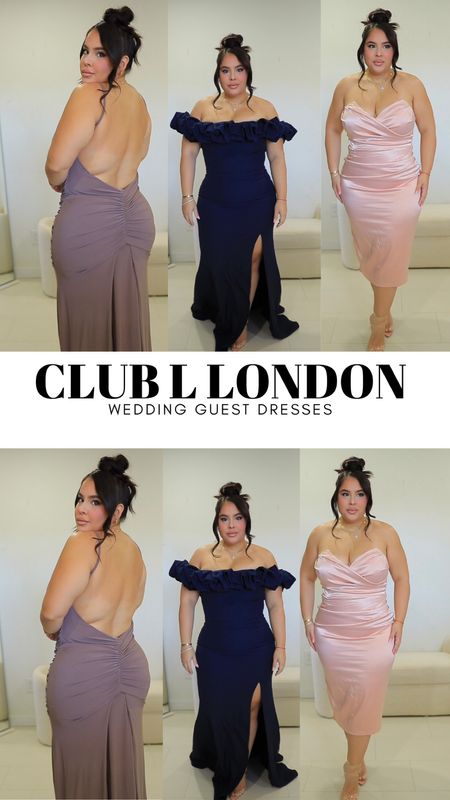 Wedding guest dresses from Club L London
Wearing a size 12 in all 

#LTKfit #LTKwedding #LTKcurves