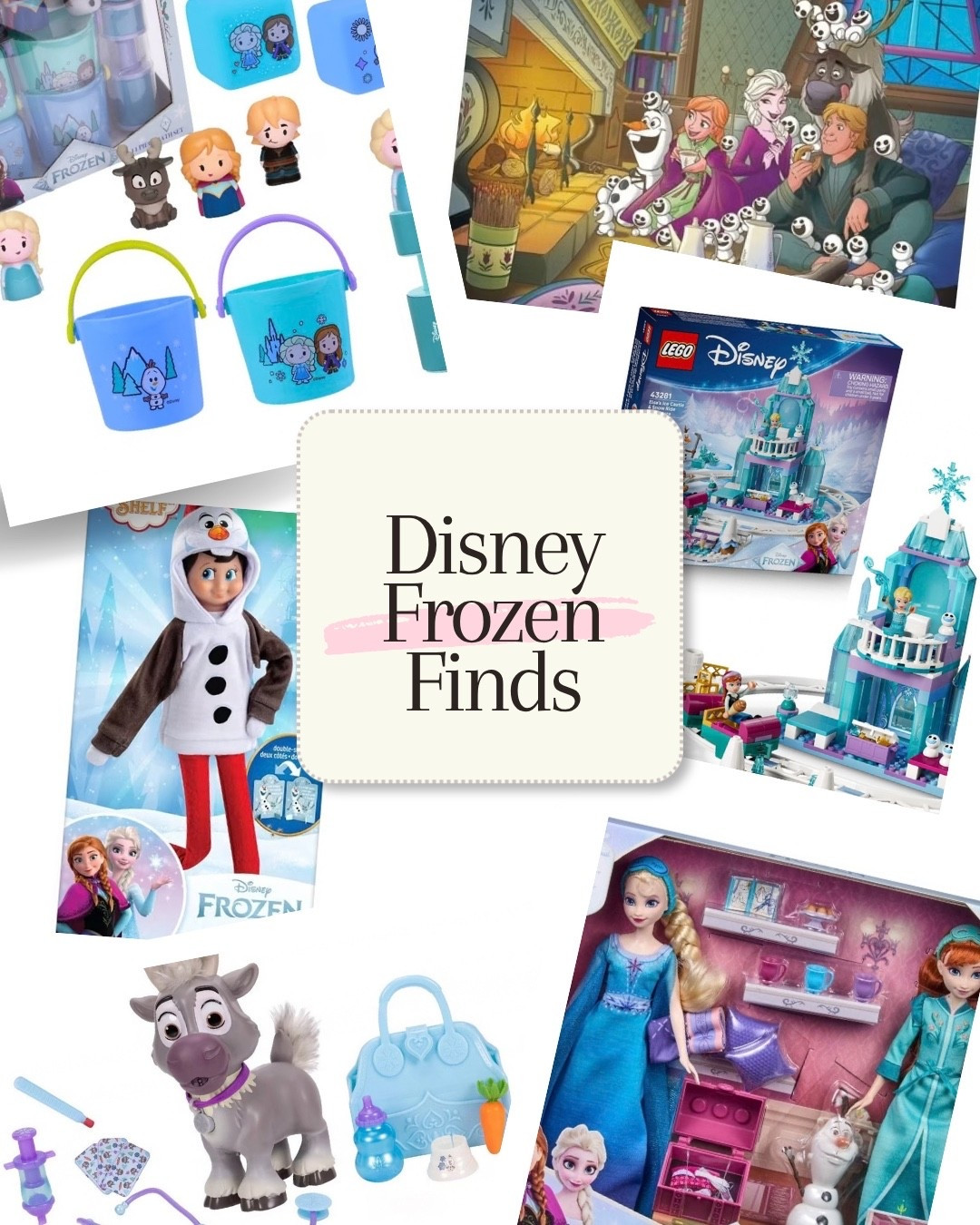 Disney Frozen Finds: Elsa and Anna slumber party dolls, elf on the shelf wearing an Olaf costume, Legos, playsets , plush, books, and more!

#LTKmomlife #LTKSeasonal #LTKKids